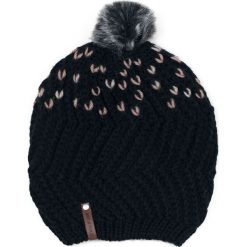 Czapka damska Nakrapiany oversize czarna. Czarne czapki zimowe damskie Art of Polo. Za 37,60 zł.