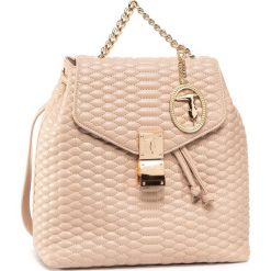 Plecak TRUSSARDI JEANS - Parigi 75B00990 9Y099999 Sand. Brązowe plecaki damskie Trussardi Jeans, bez wzorów, z jeansu. Za 719,00 zł.
