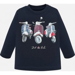 Mayoral - Longsleeve dziecięcy 74-98 cm. Żółte t-shirty chłopięce Mayoral, z nadrukiem, z bawełny, z długim rękawem. W wyprzedaży za 49,90 zł.