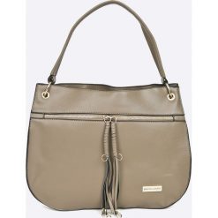 Pierre Cardin - Torebka. Szare torebki klasyczne damskie marki Pierre Cardin, w paski, z materiału, casualowe, na ramię, duże, bez dodatków. W wyprzedaży za 159,90 zł.