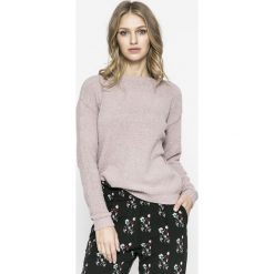 Answear - Sweter. Zielone swetry damskie marki ANSWEAR, s, bez wzorów, z poliesteru, z krótkim rękawem, krótkie, bez kaptura. W wyprzedaży za 49,90 zł.