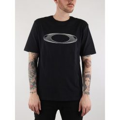 Oakley Koszulka Czarny Wielokolorowy. Czarne podkoszulki męskie Oakley, s, z nadrukiem, z bawełny, z krótkim rękawem. Za 137,95 zł.