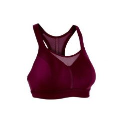 Stanik Do Biegania Comfort Bordowy. Czerwone biustonosze sportowe damskie KALENJI, xl, z elastanu, do biegania. Za 69,99 zł.