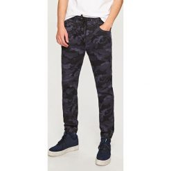 Joggery mÄ™skie: Joggery regular fit – Granatowy