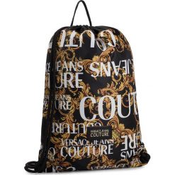 Plecak VERSACE JEANS COUTURE - E1YUBB72 71152 M27. Czarne plecaki męskie Versace Jeans Couture, bez wzorów, z jeansu. Za 429,00 zł.