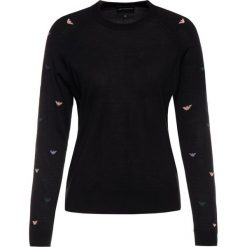 Sweter Emporio Armani 6G2MTE 2M23Z 0999. Czarne swetry damskie Emporio Armani, m, bez wzorów, z wełny, klasyczne, bez rękawów, bez kaptura. W wyprzedaży za 499,00 zł.