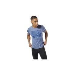 T-shirty z krótkim rękawem Reebok Sport Koszulka Running ACTIVCHILL Graphic. Niebieskie koszulki męskie Reebok Sport, s, bez wzorów, sportowe, bez kołnierzyka, z krótkim rękawem, krótkie. Za 169,00 zł.