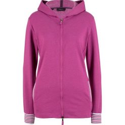 Bluza rozpinana z kapturem bonprix fioletowa orchidea melanż. Fioletowe bluzy damskie bonprix, bez wzorów, bez rękawów, z kapturem. Za 79,99 zł.