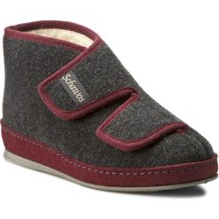 Kapcie damskie: Kapcie SCHAWOS – 370016-9 Bordo/Anthrazit