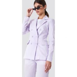 Marynarki i żakiety damskie: Trendyol Dwurzędowa marynarka – Purple