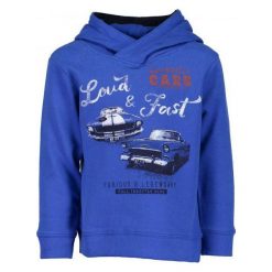 Blue Seven Chłopięca Bluza Z Samochodami 98 Niebieski. Niebieskie bluzy chłopięce marki Blue Seven, z nadrukiem. Za 79,00 zł.