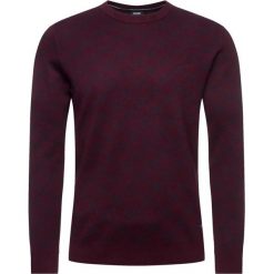 Sweter JOOP! 30017414. Czerwone swetry męskie JOOP!, xl, bez wzorów, z bawełny, klasyczne, z klasycznym kołnierzykiem, bez kaptura. W wyprzedaży za 359,00 zł.