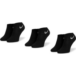 Zestaw 3 par niskich skarpet unisex NIKE - SX7677 010 Czarny. Czarne skarpetki damskie Nike, bez wzorów, z elastanu. Za 49,00 zł.
