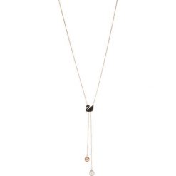 Naszyjniki damskie: Swarovski ICONIC SWAN NECKLACE DOUBLE Naszyjnik rosegoldcoloured