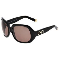 Okulary przeciwsłoneczne damskie: Okulary przeciwsłoneczne „0019 01J S/G” w kolorze czarnym