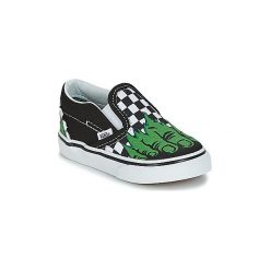 Tenisówki Dziecko Vans CLASSIC SLIP-ON MARVEL. Czarne trampki dziewczęce Vans, bez zapięcia, vans classic. Za 143,20 zł.