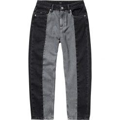 Dżinsy "Patchy Monotone" - Relaxed fit - w kolorze czarno-szarym. Szare jeansy damskie Denim Special. W wyprzedaży za 171,95 zł.
