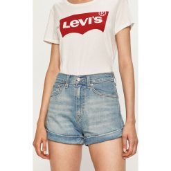 Levi's - Szorty jeansowe. Niebieskie szorty damskie Levi's®, s, bez wzorów, z elastanu, casualowe, z podwyższonym stanem. W wyprzedaży za 169,90 zł.
