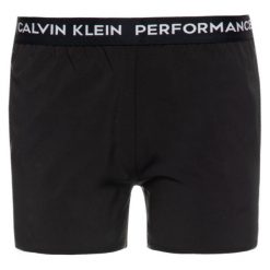 Szorty sportowe Calvin Klein Performance 00GWS8S839. Czarne spodnie damskie Calvin Klein Performance, s, z elastanu. W wyprzedaży za 129,00 zł.