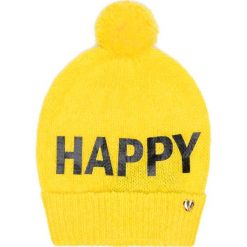 TWINSET Czapka zimowa Żółty. Żółte czapki damskie Twinset, na zimę, z nadrukiem, z wiskozy. Za 343,95 zł.