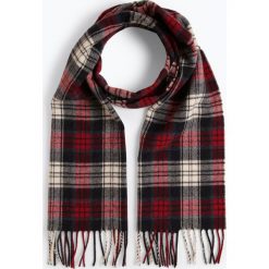 Gant - Szalik męski, beżowy. Brązowe szaliki męskie GANT, w kratkę, z wełny. Za 299,95 zł.