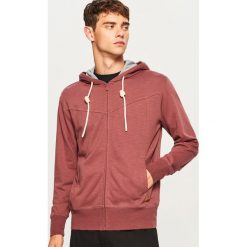 Bluza z kapturem - Bordowy. Czerwone bluzy męskie rozpinane marki KALENJI, m, z elastanu, z długim rękawem, długie. Za 69,99 zł.