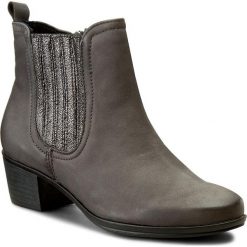 Botki CAPRICE - 9-25318-27 Dk Grey Nubuck 222. Szare botki damskie na obcasie marki Caprice, z nubiku. W wyprzedaży za 239,00 zł.