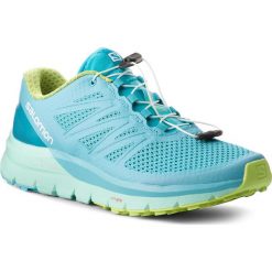 Buty SALOMON - Sense Pro Max W 400701 25 W0 Blue Curacao/Beach Glass/Acid Lime. Niebieskie buty sportowe damskie Salomon, bez wzorów, z tworzywa sztucznego, sportowe, do biegania. W wyprzedaży za 429,00 zł.