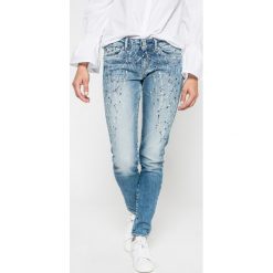 Pepe Jeans - Jeansy Pixie. Niebieskie rurki damskie marki Pepe Jeans. W wyprzedaży za 329,90 zł.