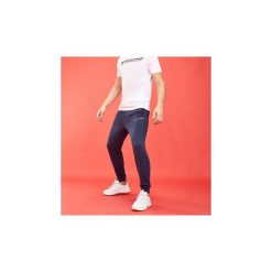 Spodnie treningowe Tommy Sport S20S200070 JOGGER WITH FLAG. Niebieskie spodnie męskie Tommy Sport, s, bez wzorów, sportowe. Za 226,08 zł.