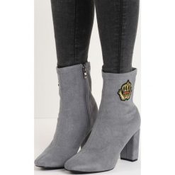 Szare Botki Imperial Tone. Szare botki damskie lity Born2be, militarne, na wysokim obcasie, na zamek. Za 89,99 zł.