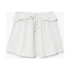 Mango Kids - Spódnica dziecięca Skaty 104-164 cm. Szare spódniczki dziewczęce marki Mango Kids, s, z bawełny, mini, rozkloszowane. W wyprzedaży za 19,90 zł.