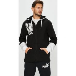 Puma - Bluza. Czarne bluzy męskie Puma, m, z nadrukiem, z elastanu, z kapturem. W wyprzedaży za 159,90 zł.