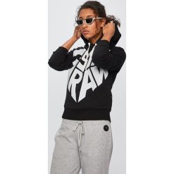 G-Star Raw - Bluza. Czarne bluzy damskie marki G-Star RAW, s, z nadrukiem, z elastanu, bez rękawów, z kapturem. Za 399,90 zł.