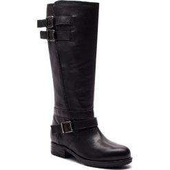 Oficerki CLARKS - Adelia Dusk 261379664 Black Leather. Czarne kozaki damskie Clarks, ze skóry. W wyprzedaży za 539,00 zł.