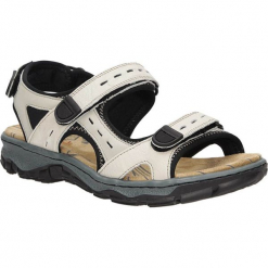 Sandały Rieker 68872-60. Brązowe sandały damskie marki Maciejka. Za 238,99 zł.