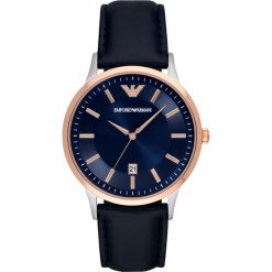 Emporio Armani - Zegarek AR11188. Niebieskie zegarki męskie Emporio Armani, ze stali. W wyprzedaży za 799,90 zł.