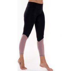 Legginsy push-up w kolorze czarno-jasnoróżowym. Różowe legginsy damskie Liposlim, s, bez wzorów, z tkaniny. W wyprzedaży za 107,95 zł.