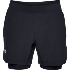 Spodenki Under Armour UA Qualifier Speedpocket 2 In 1 Short M Czarne. Czarne spodenki sportowe męskie Under Armour, s, bez wzorów, do biegania. Za 159,99 zł.