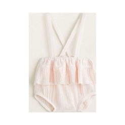 Mango Kids - Szorty dziecięce Cancan 62-80 cm. Różowe spodenki dziewczęce Mango Kids, bez wzorów, z bawełny, casualowe. W wyprzedaży za 39,90 zł.