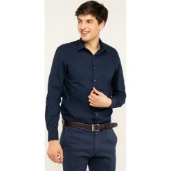 Koszula Calvin Klein Poplin K10K103025. Niebieskie koszule męskie Calvin Klein, m, bez wzorów, biznesowe, bez kołnierzyka, bez rękawów. W wyprzedaży za 219,00 zł.