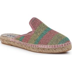 Espadryle MANEBI - Mules F 8.2 M0 Rose Yellow. Różowe espadryle damskie Manebi, bez wzorów, z tworzywa sztucznego, bez obcasa. W wyprzedaży za 279,00 zł.