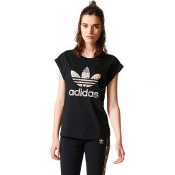 Topy sportowe damskie: Adidas Koszulka damska JARDIM AGHARTA BF ROLL UP TEE czarna r. 38 (BR5169)