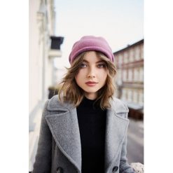 Czapka wełniana różowa ONE SIZE różowy. Różowe czapki męskie marki Marie Zélie, w paski, z bawełny, eleganckie. W wyprzedaży za 116,90 zł.