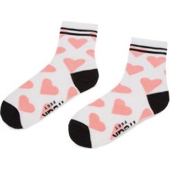 Skarpety Wysokie Damskie FREAK FEET - LSRC-WHP Biały. Białe skarpetki damskie marki Freak Feet, z elastanu. Za 19,99 zł.