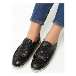 Czarne Espadryle Jery. Szare espadryle damskie marki Tamaris, z materiału. Za 59,99 zł.