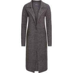 Płaszcz dzianinowy bonprix ciemnoszary melanż. Szare płaszcze damskie bonprix, bez wzorów, z dzianiny. Za 129,99 zł.