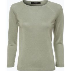 Swetry damskie: Weekend MaxMara – Sweter damski z mieszanki jedwabiu i lnu – Acaici, zielony