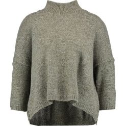Swetry klasyczne damskie: Friday’s Project PERKINS NECK SIDE ZIPPER Sweter dark khaki