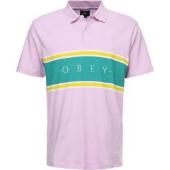 Koszulki polo: Obey Clothing PALISADE Koszulka polo pink
